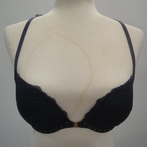 PINK by Victoria's Secret gorgeous Front clasp bra with lace trim  Size …34C - Picture 1 of 10